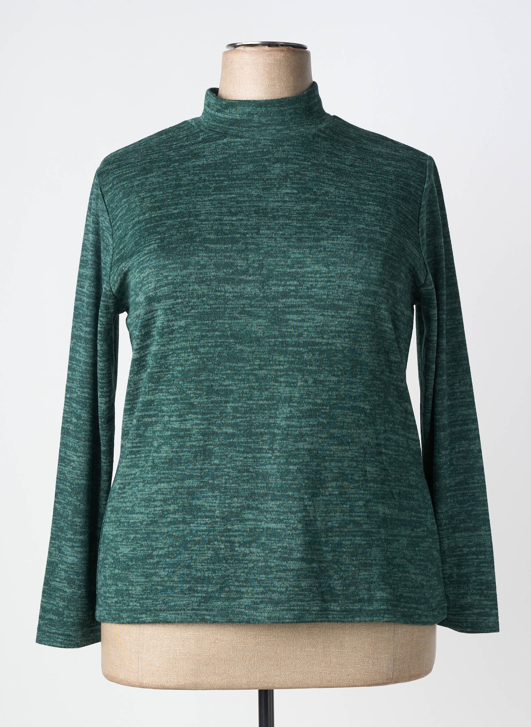 Pulover elasticitate mâneci lungi verde TELMAIL femeie