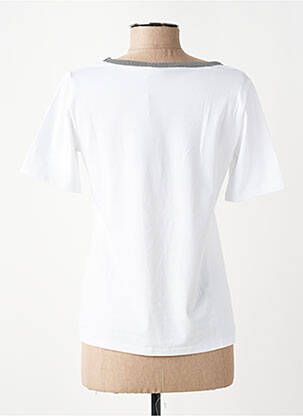 Tricou imprimeu fantezie mâneci scurte alb TELMAIL femeie