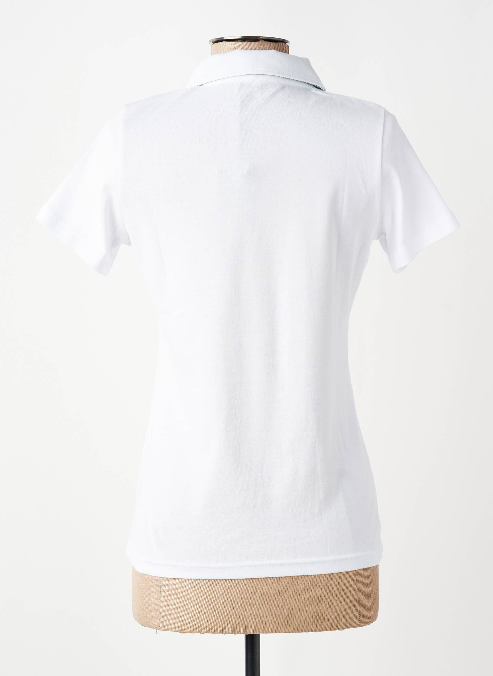 Tricou elasticitate mâneci scurte alb TELMAIL femeie