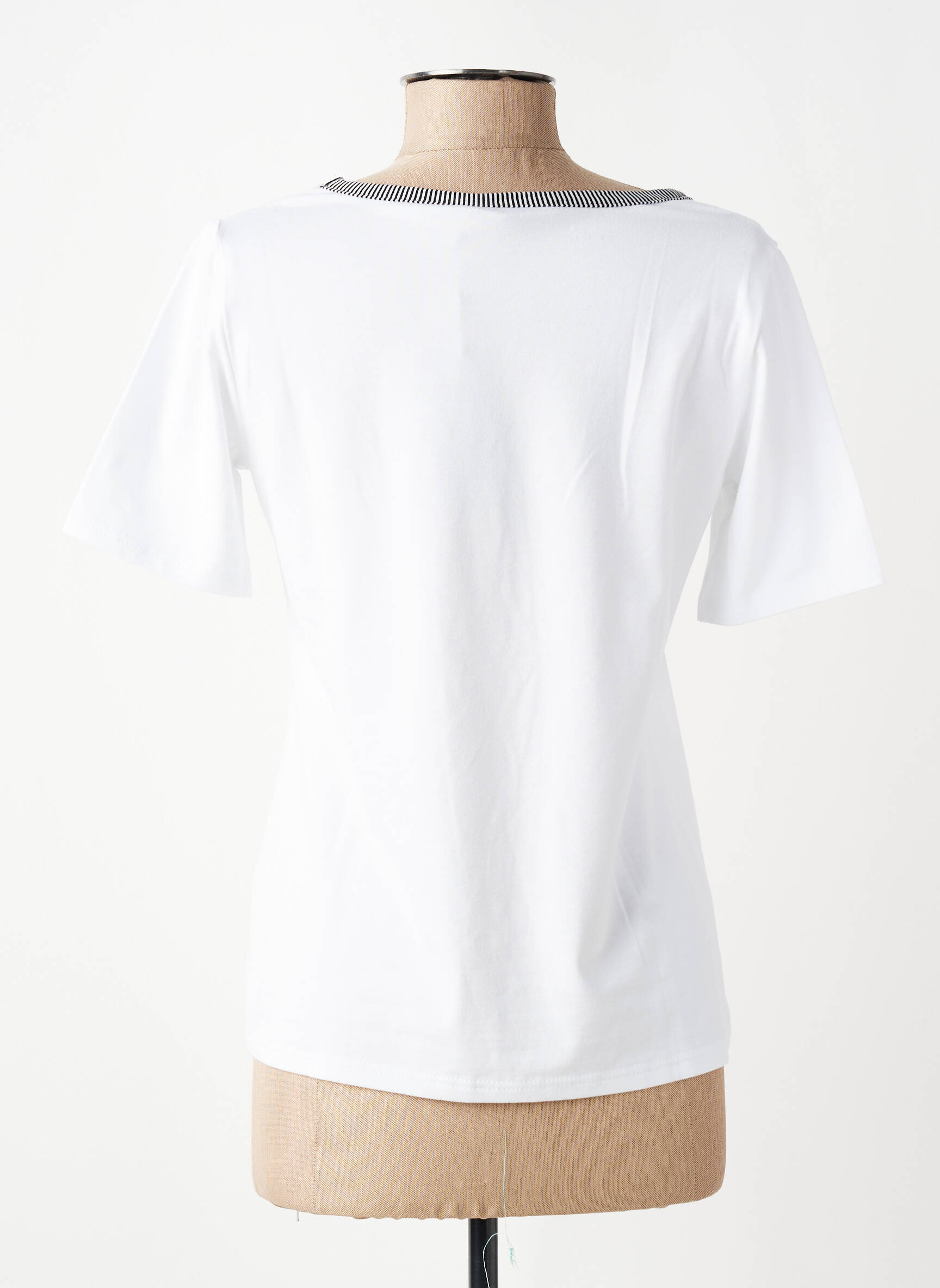 Tricou imprimeu fantezie mâneci scurte alb TELMAIL femeie