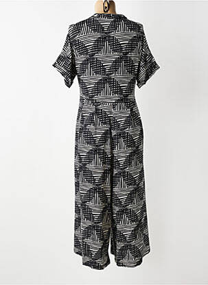 Salopetă-pantalon închidere cu nasturi la spate mâneci scurte negru MASAI femeie