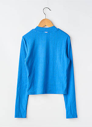 Tricou croială cambrată mâneci lungi albastru WAY (WAY ARE YOU) BY IKKS fată