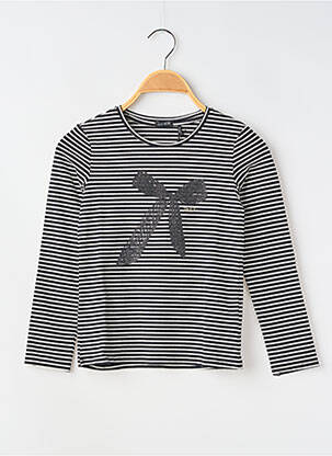 Tricou croială cambrată fără mâneci negru IKKS fată