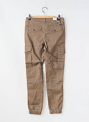 Pantalon cargo țesătură poplin mărime reglabilă maro JACK & JONES băiat