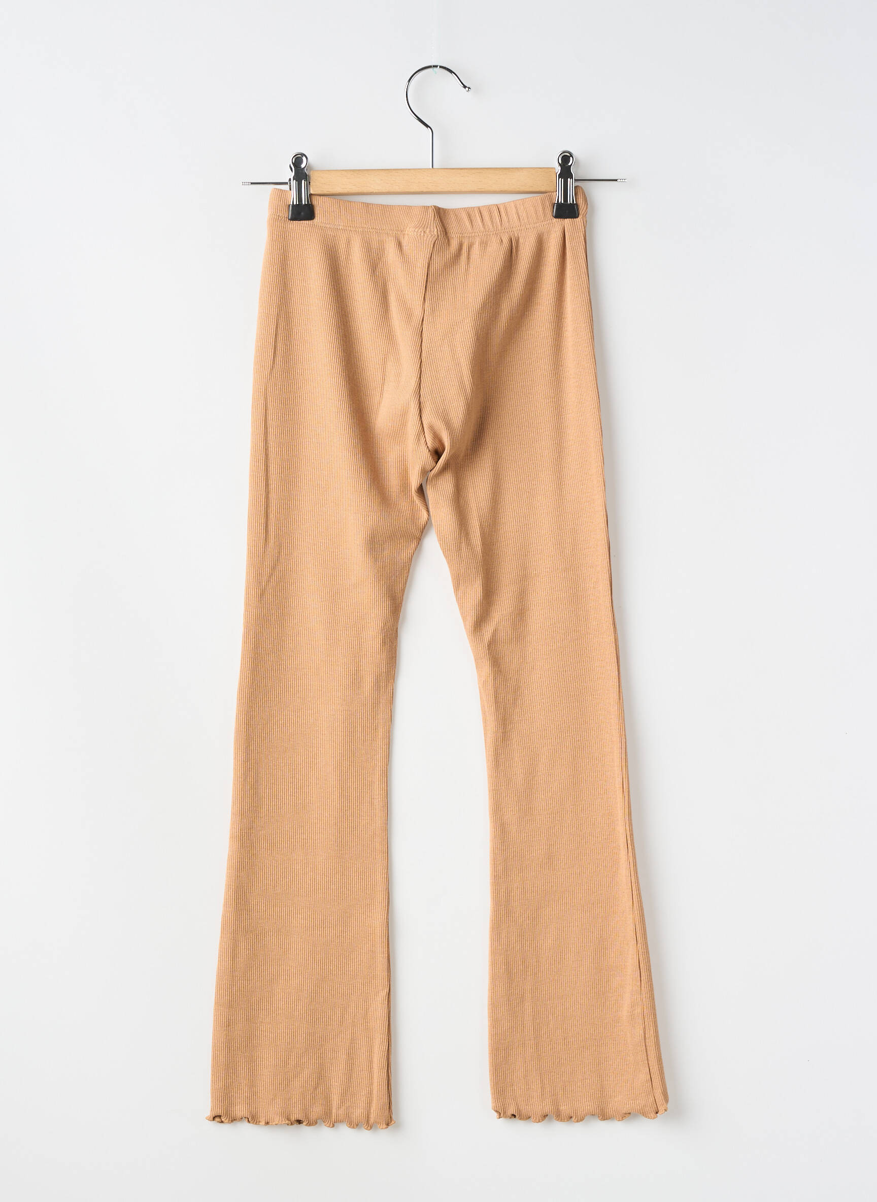 Pantalon evazat elasticitate talie elastică bej MAYORAL fată