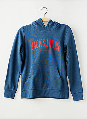 Hanorac cu glugă buzunare mâneci lungi albastru JACK & JONES băiat