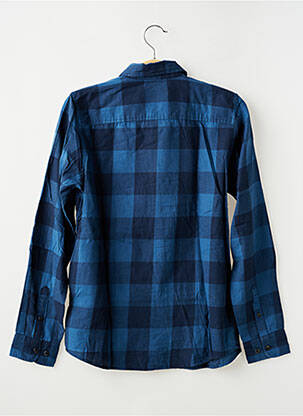 Cămașă cu mâneci lungi țesătură poplin albastru JACK & JONES băiat