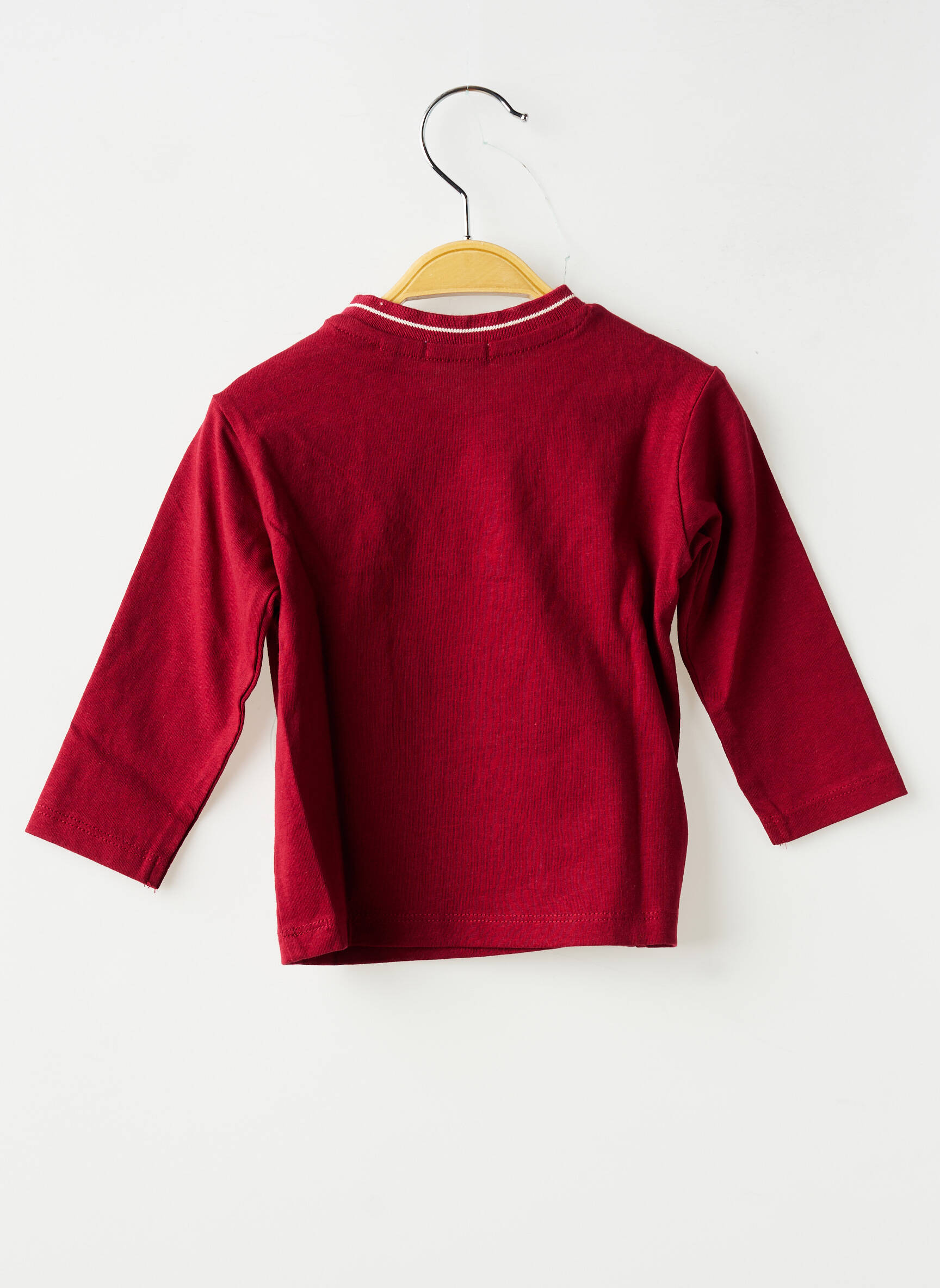Tricou mâneci lungi mâneci lungi roșu IKKS copil