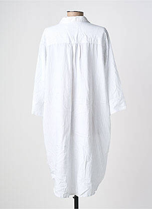 Rochie midi mâneci 3/4 mâneci 3/4 albastru CREAM femeie