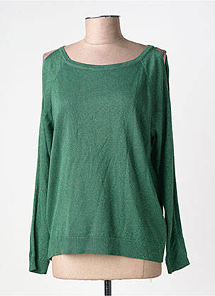 Pulover elasticitate mâneci lungi verde LOLA ESPELETA femeie