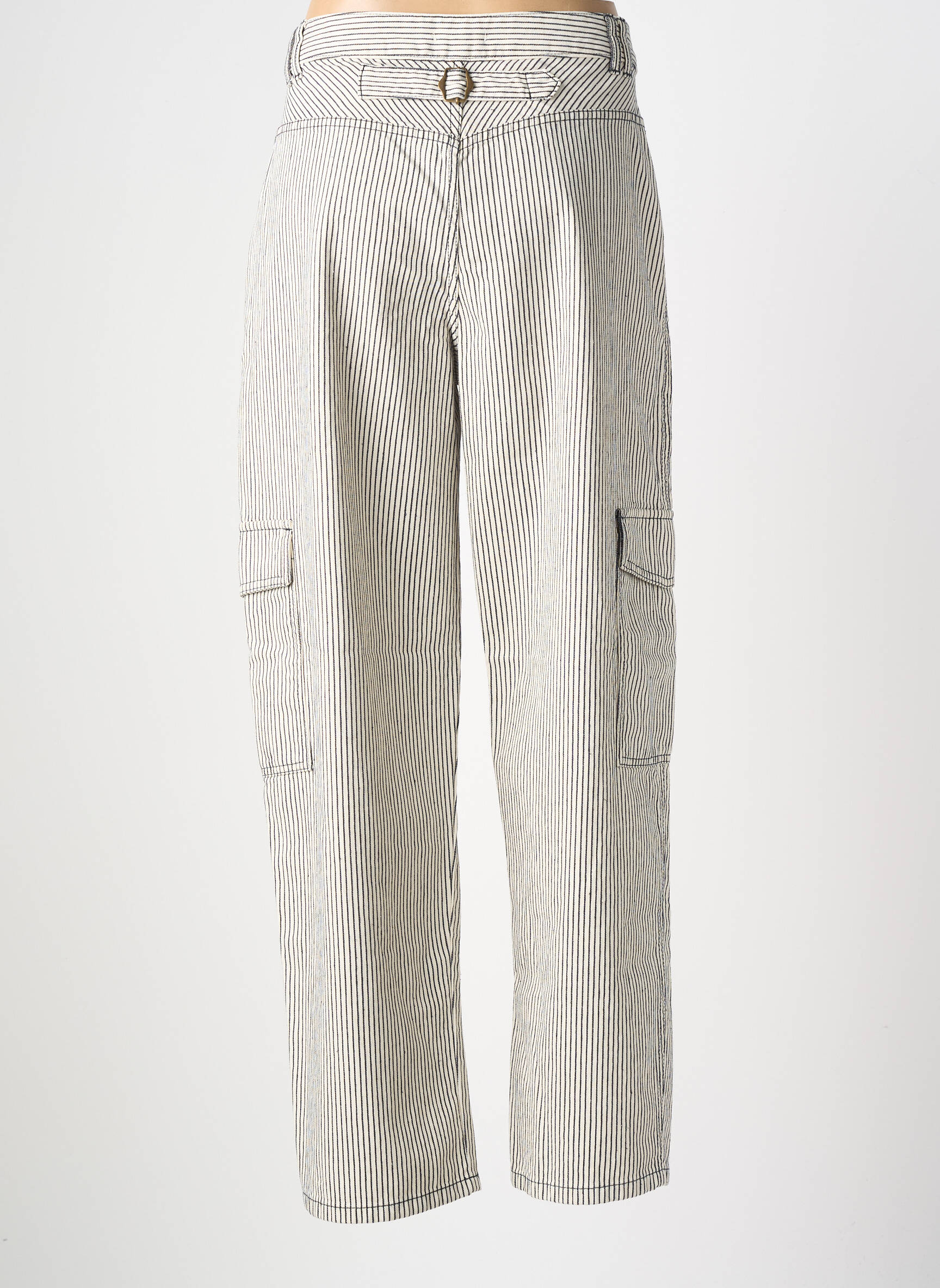 Pantalon cargo mărime normală mărime normală bej YERSE femeie