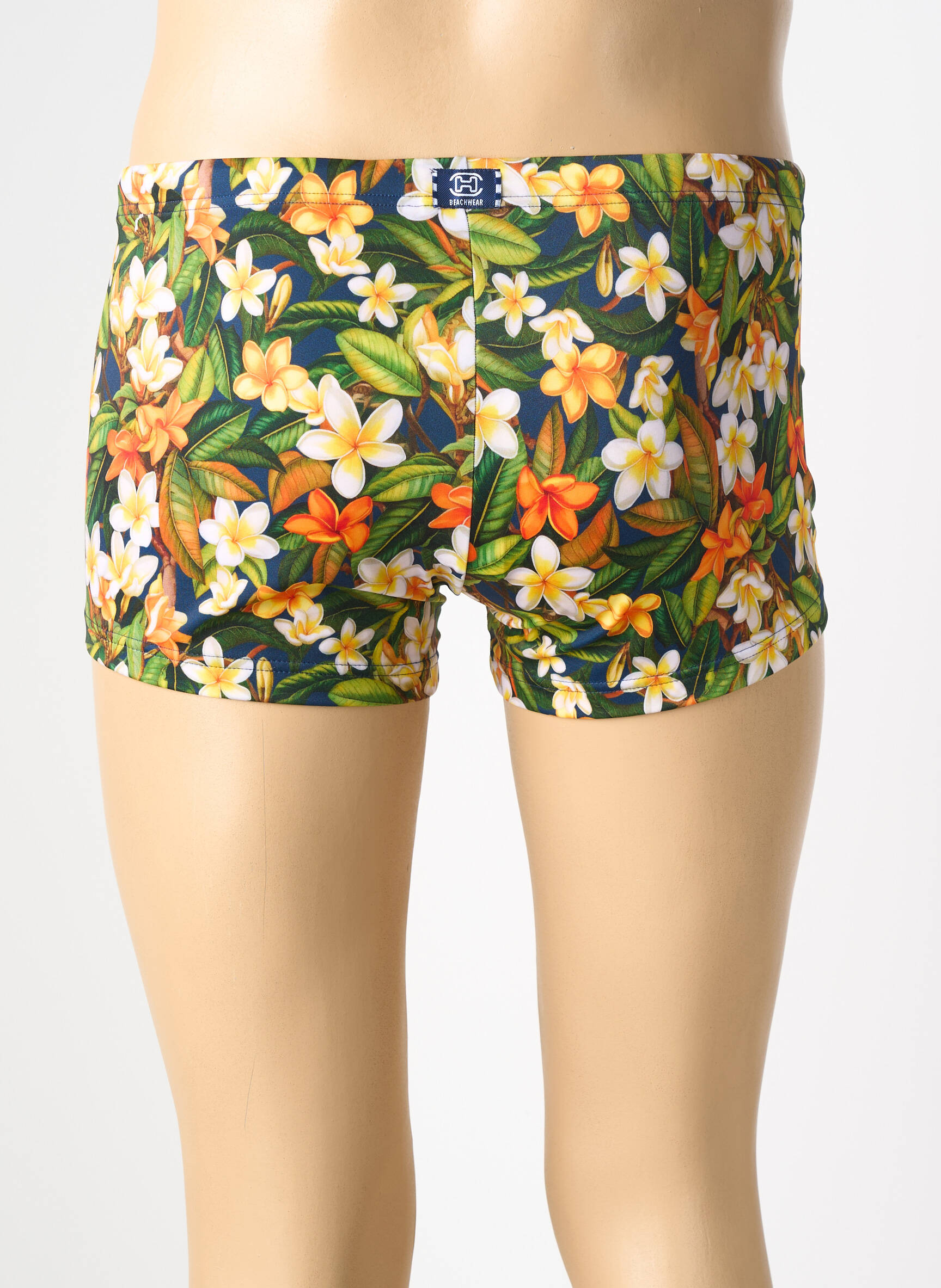 Slip de baie țesătură poplin verde HOM bărbat