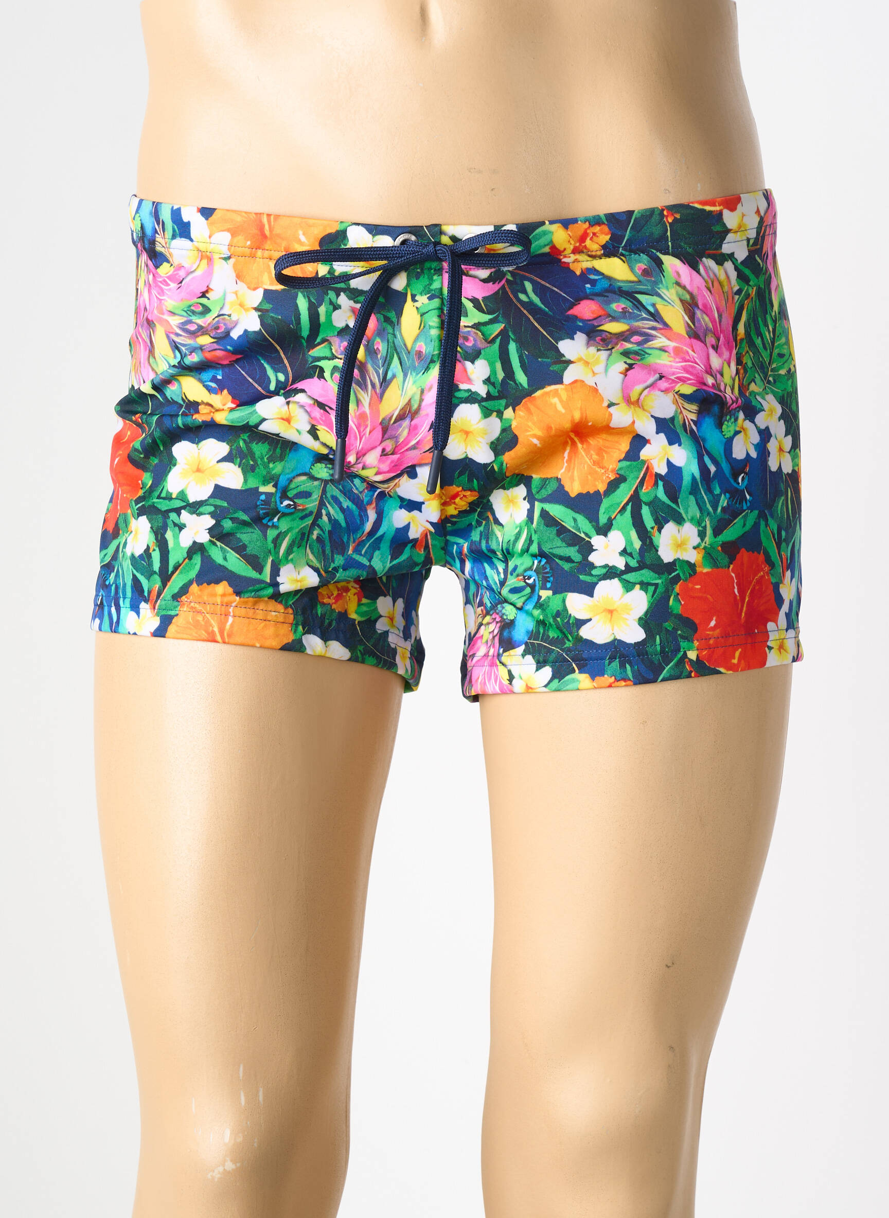 Slip de baie imprimeu floral verde HOM bărbat