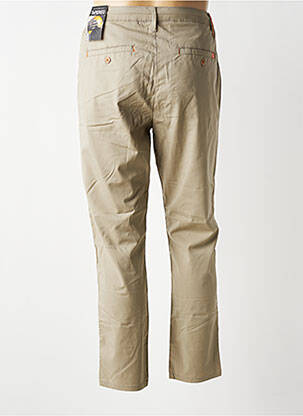 Pantalon chino țesătură poplin mărime normală bej BENSON & CHERRY bărbat