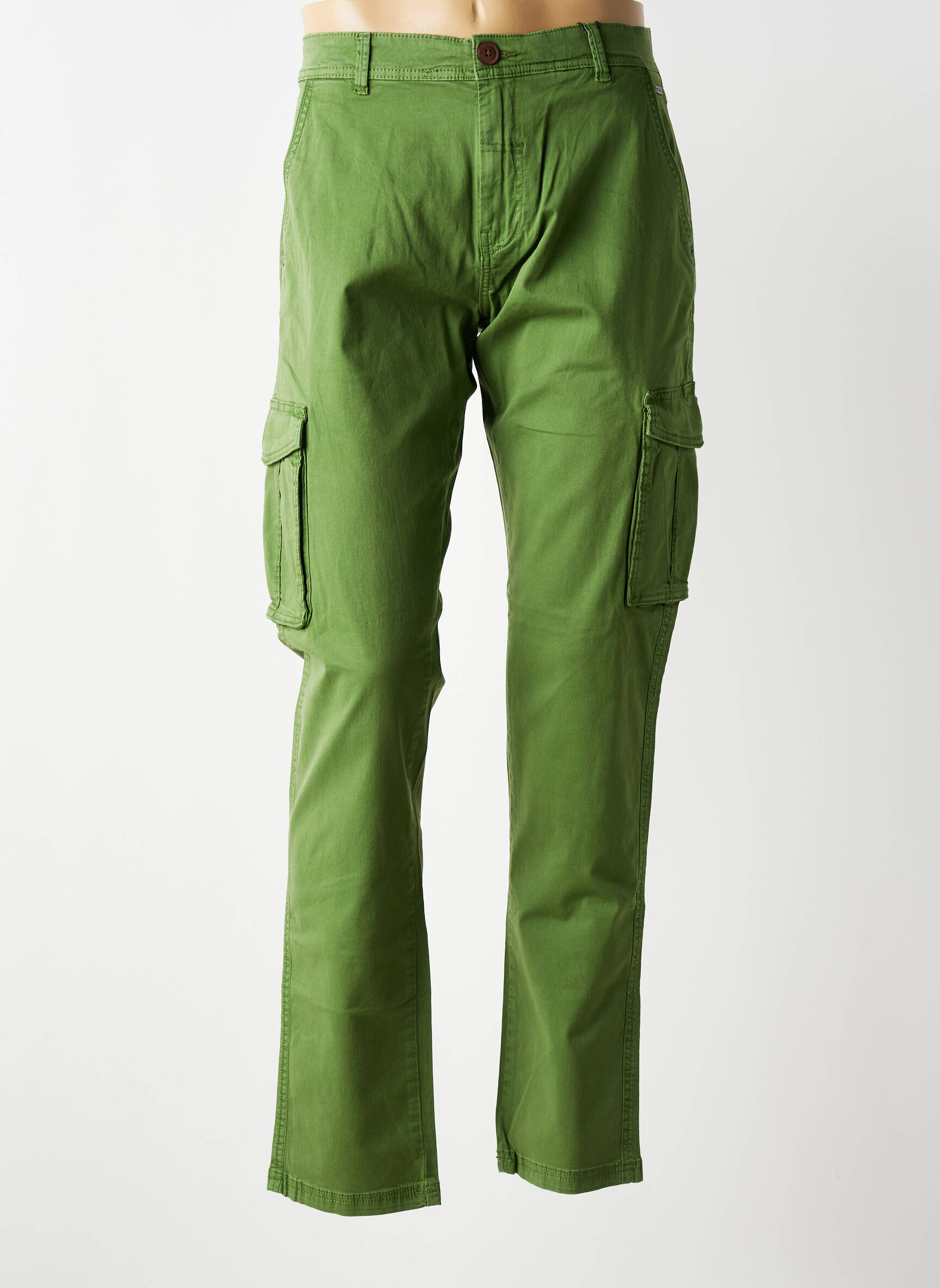 Pantalon cargo subțire mărime normală verde BLEND bărbat