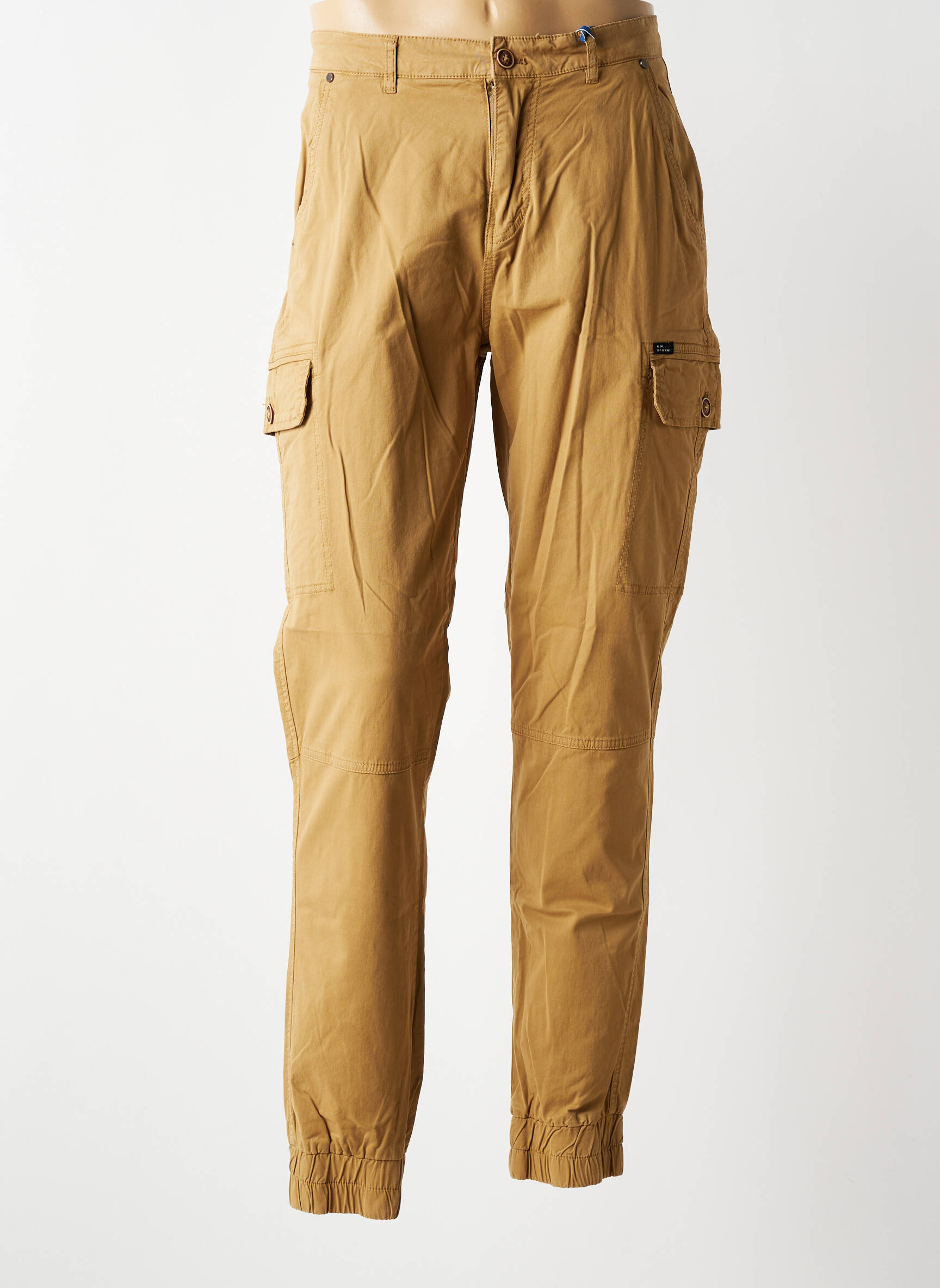 Pantalon cargo strânsă pe partea de jos mărime normală bej BLEND bărbat