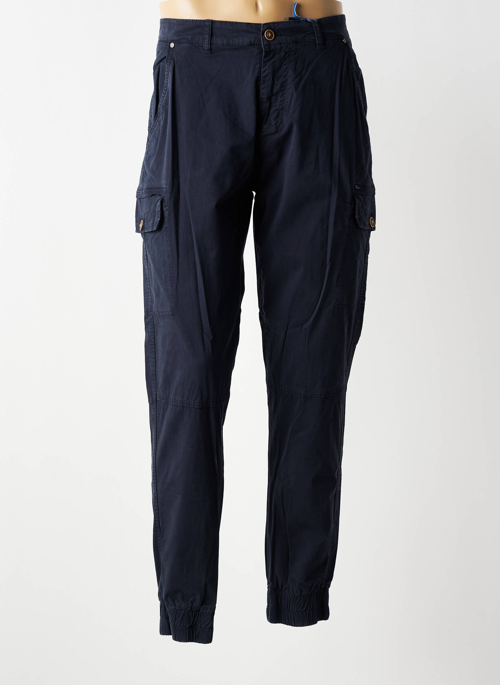 Pantalon cargo strânsă pe partea de jos mărime normală albastru BLEND bărbat