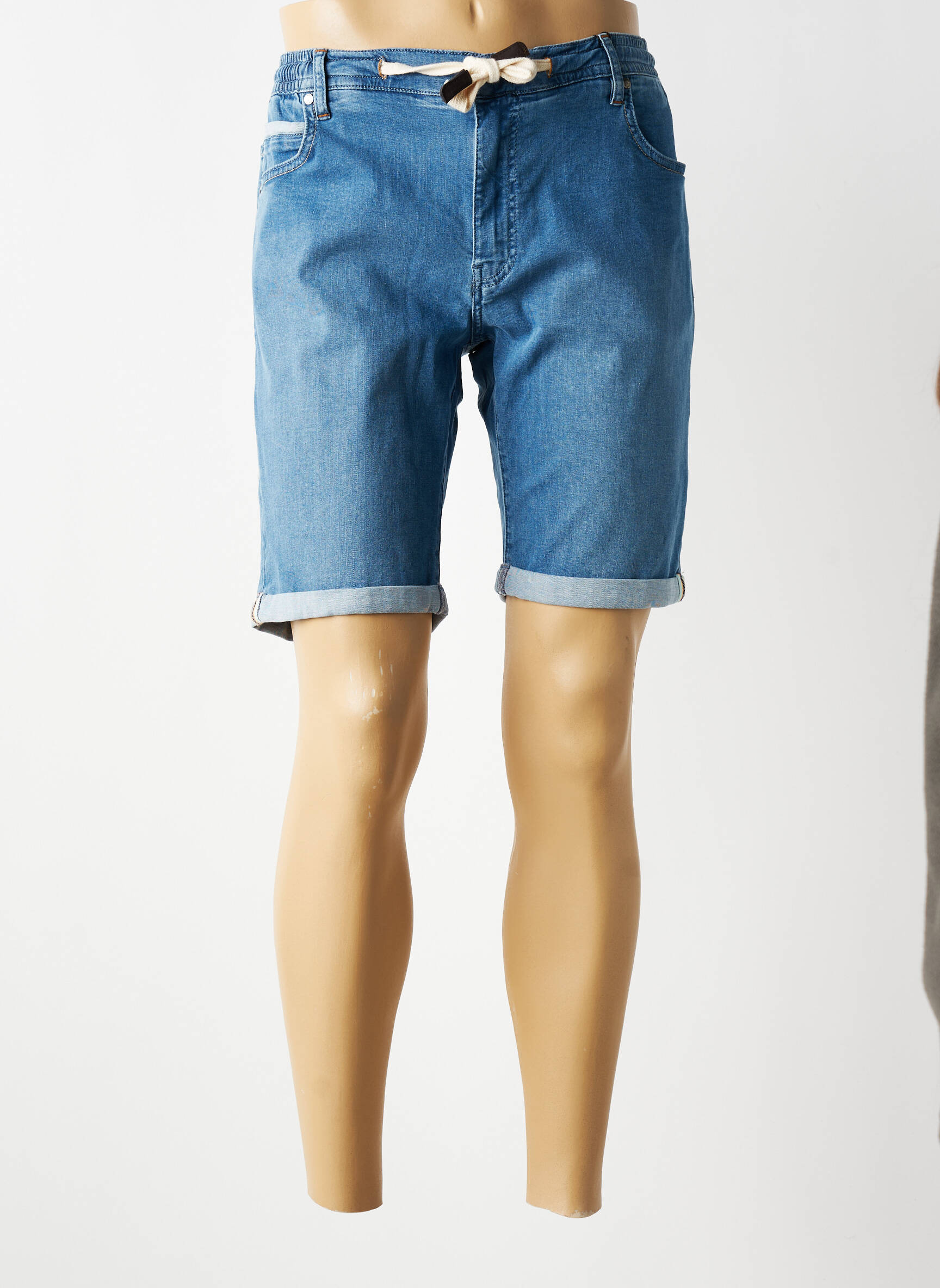 Bermudă țesătură denim mărime normală albastru BENSON & CHERRY bărbat