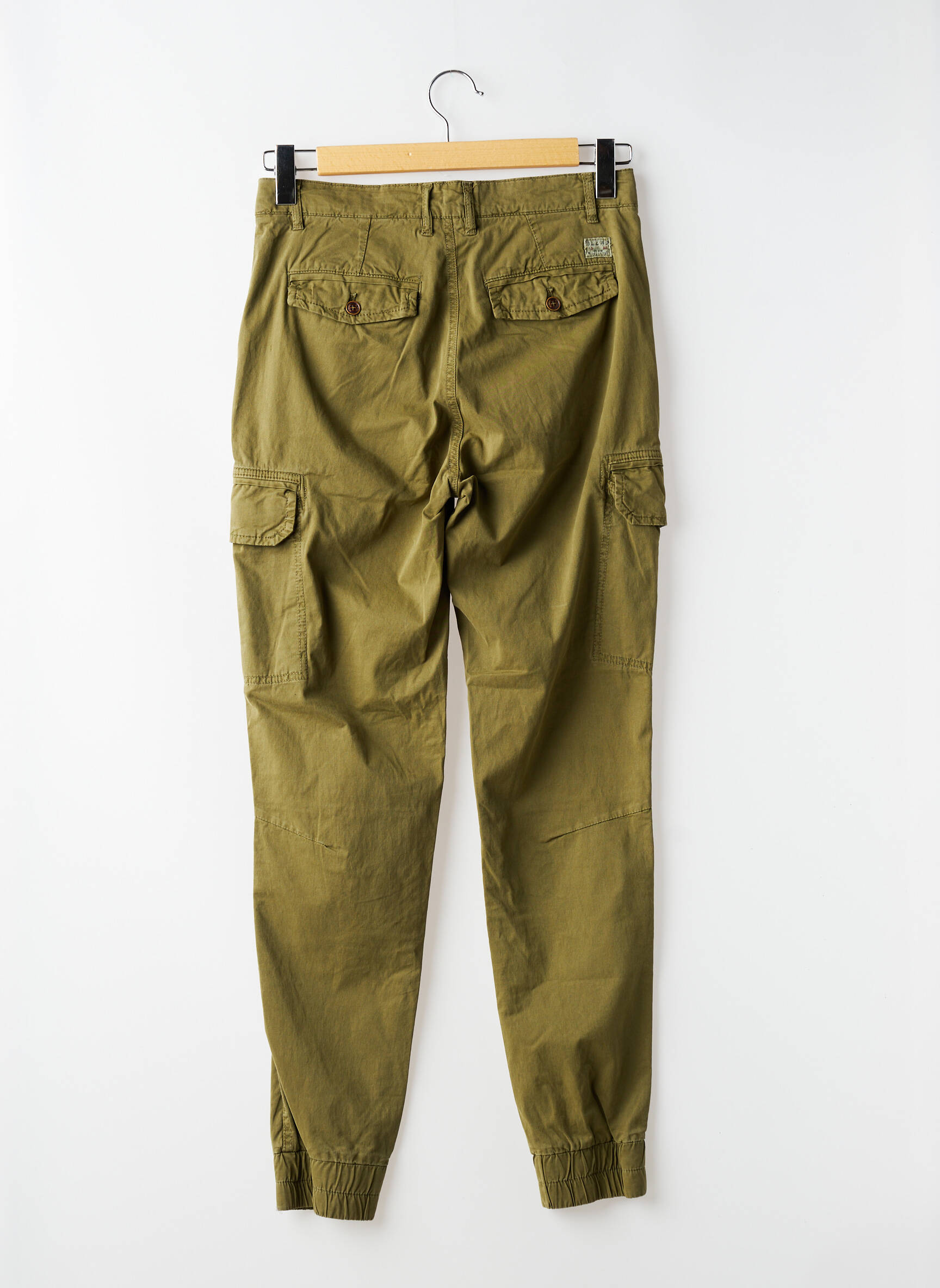 Pantalon cargo strânsă pe partea de jos mărime normală verde BLEND bărbat