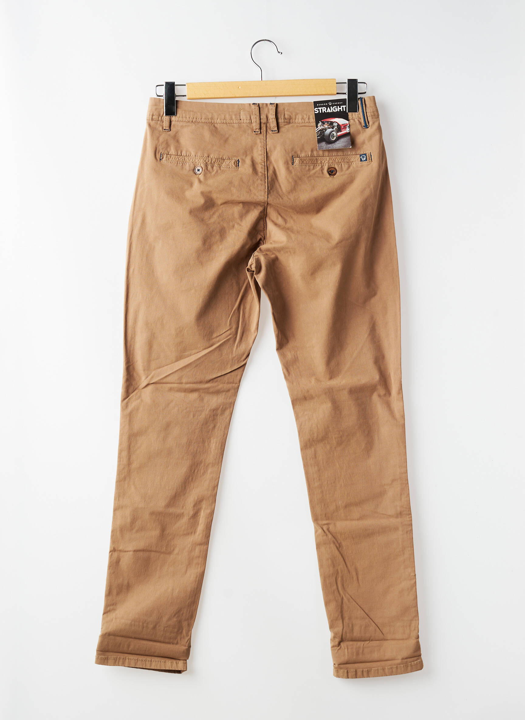 Pantalon chino elasticitate mărime normală maro BENSON & CHERRY bărbat