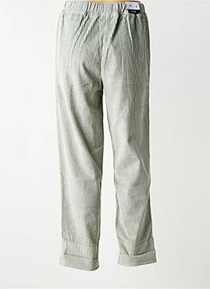 Pantalon drept talie elastică albastru F.A.M. femeie