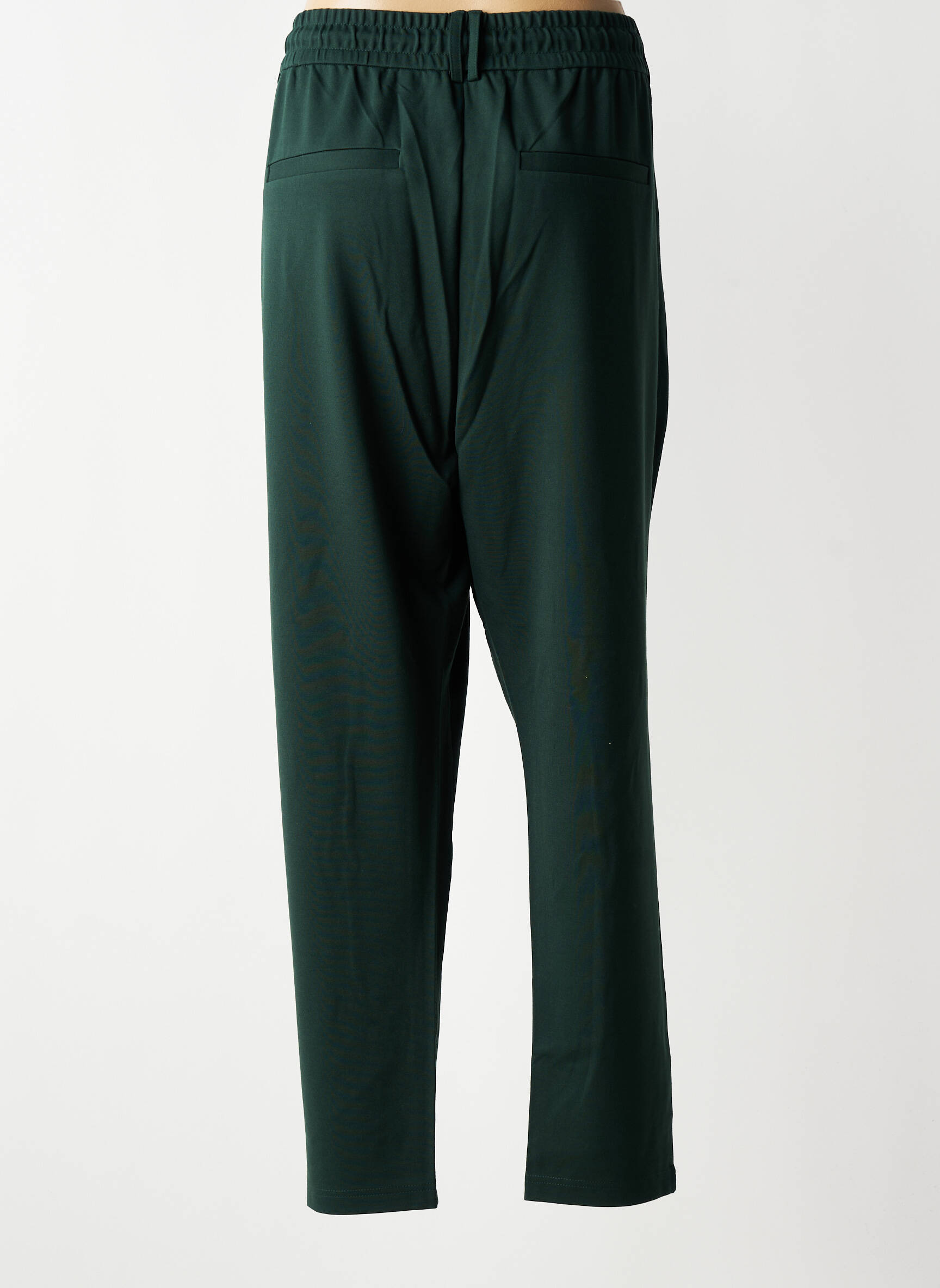 Pantalon drept elasticitate mărime normală verde ONLY CARMAKOMA femeie