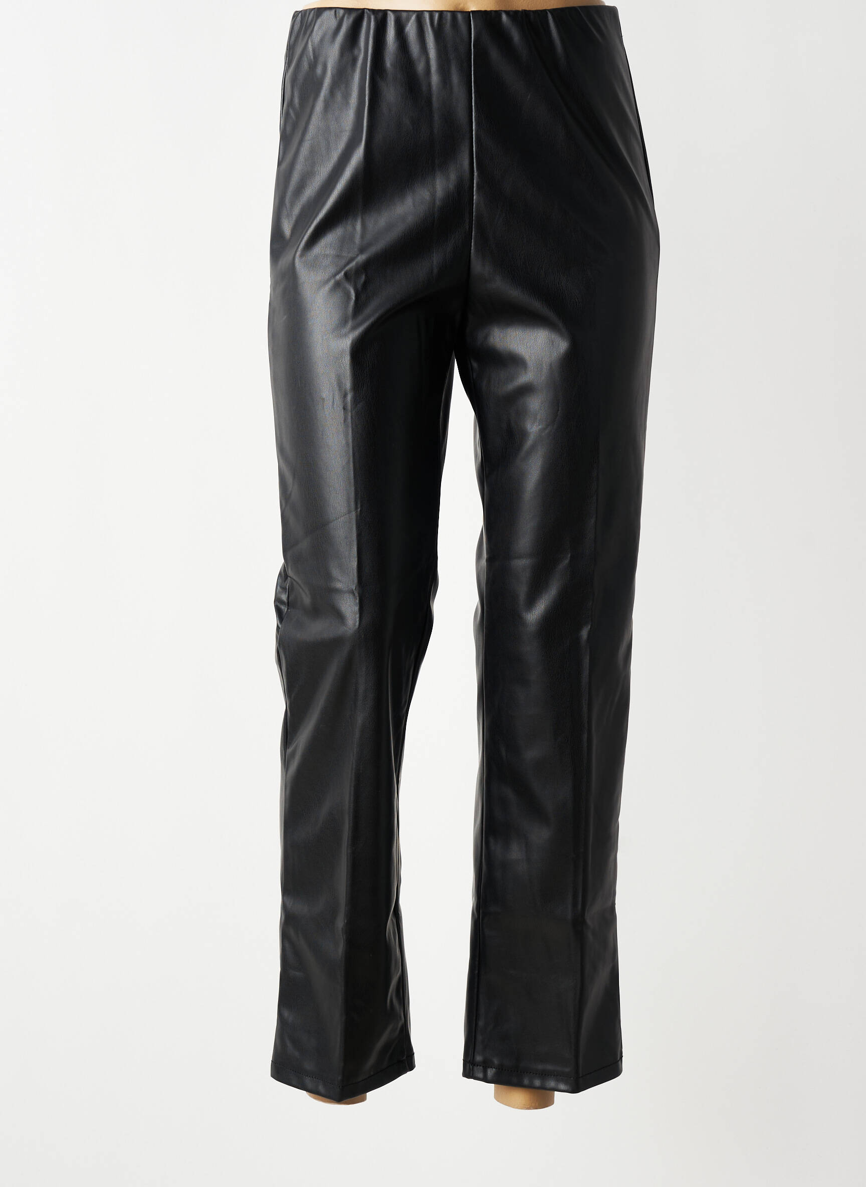 Pantalon drept elasticitate mărime normală negru B.YOUNG femeie