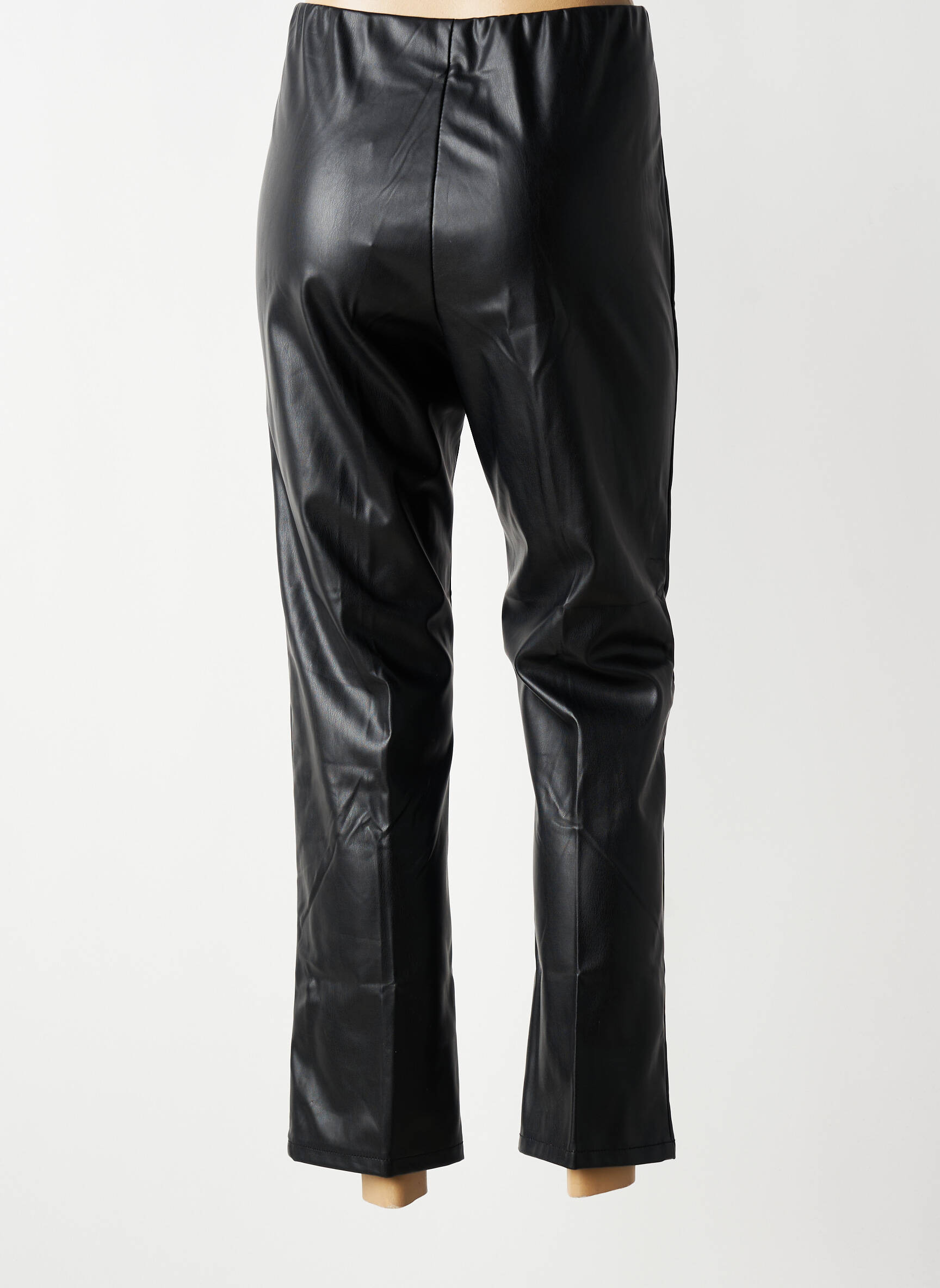 Pantalon drept elasticitate mărime normală negru B.YOUNG femeie