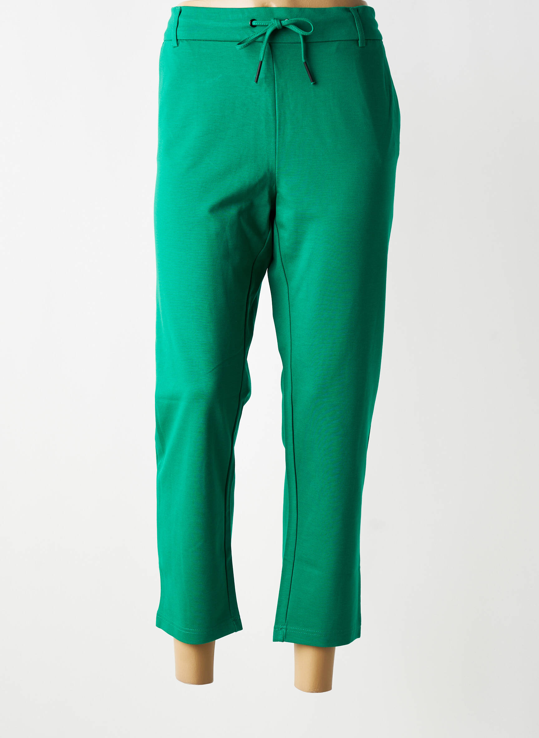 Pantalon drept elasticitate mărime normală verde ONLY CARMAKOMA femeie