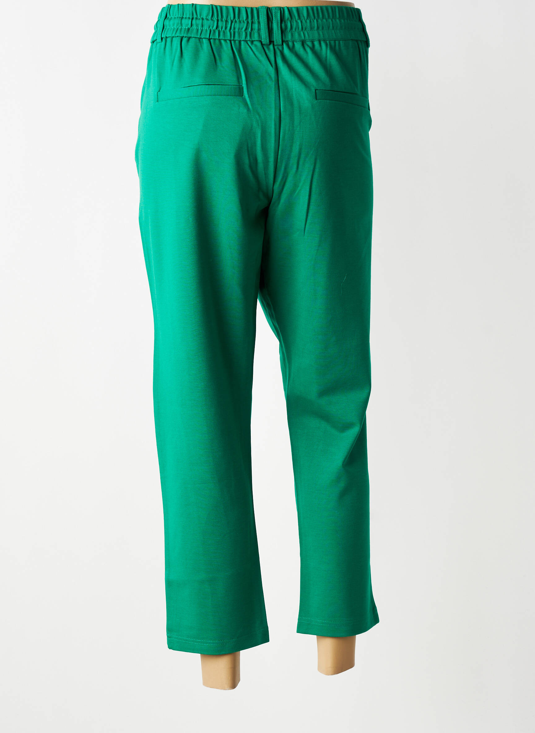 Pantalon drept elasticitate mărime normală verde ONLY CARMAKOMA femeie