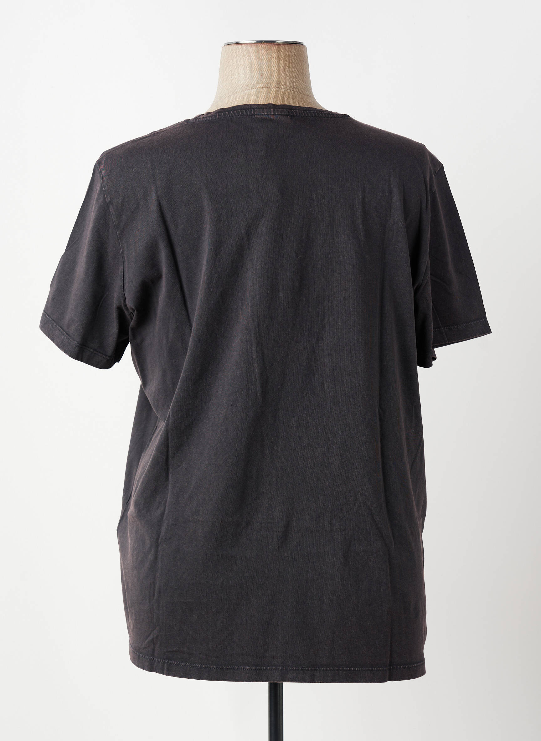 Tricou serigrafie flockată mâneci scurte gri ONLY CARMAKOMA femeie