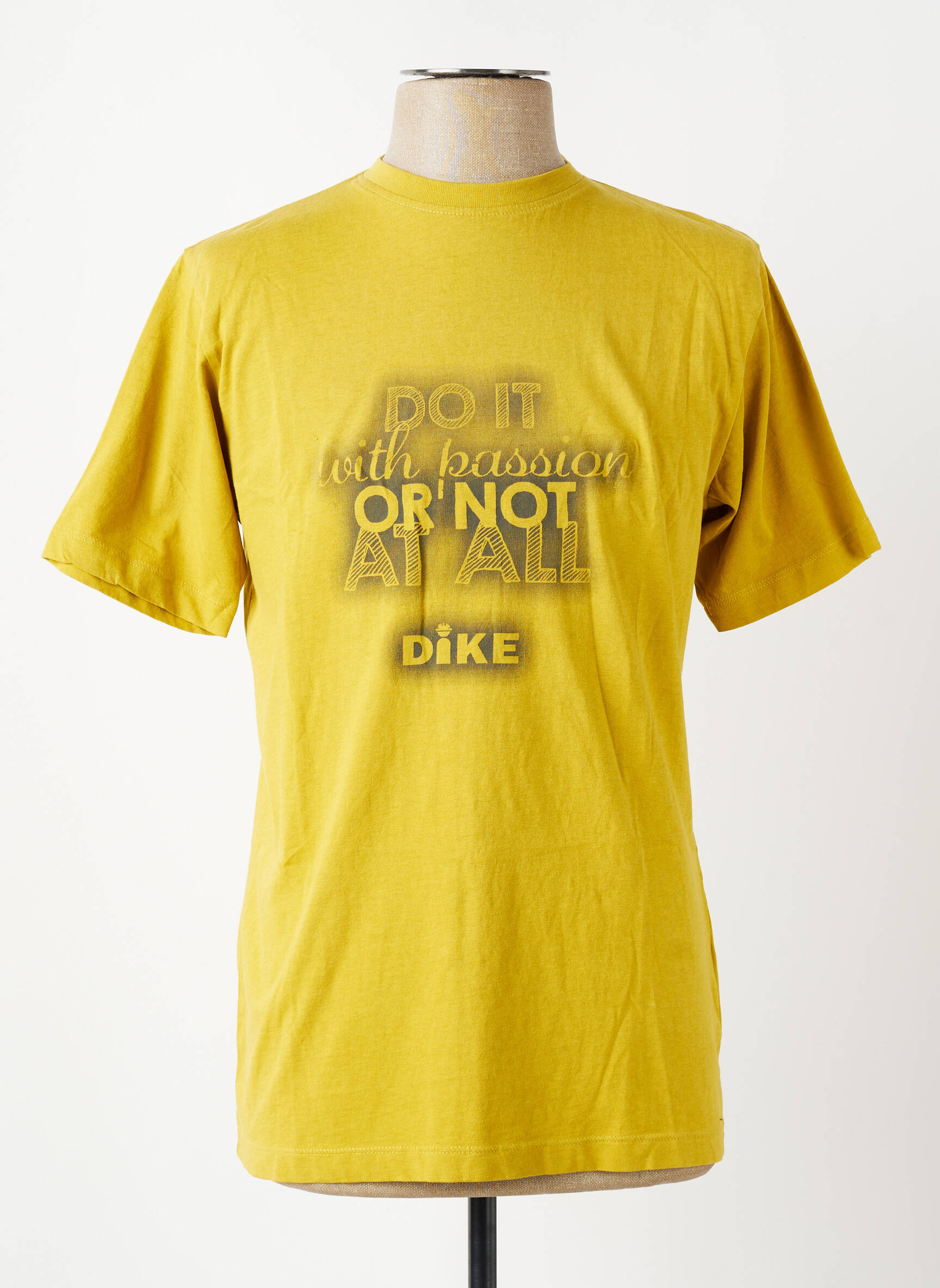 Tricou croială cambrată mâneci scurte verde DIKE bărbat