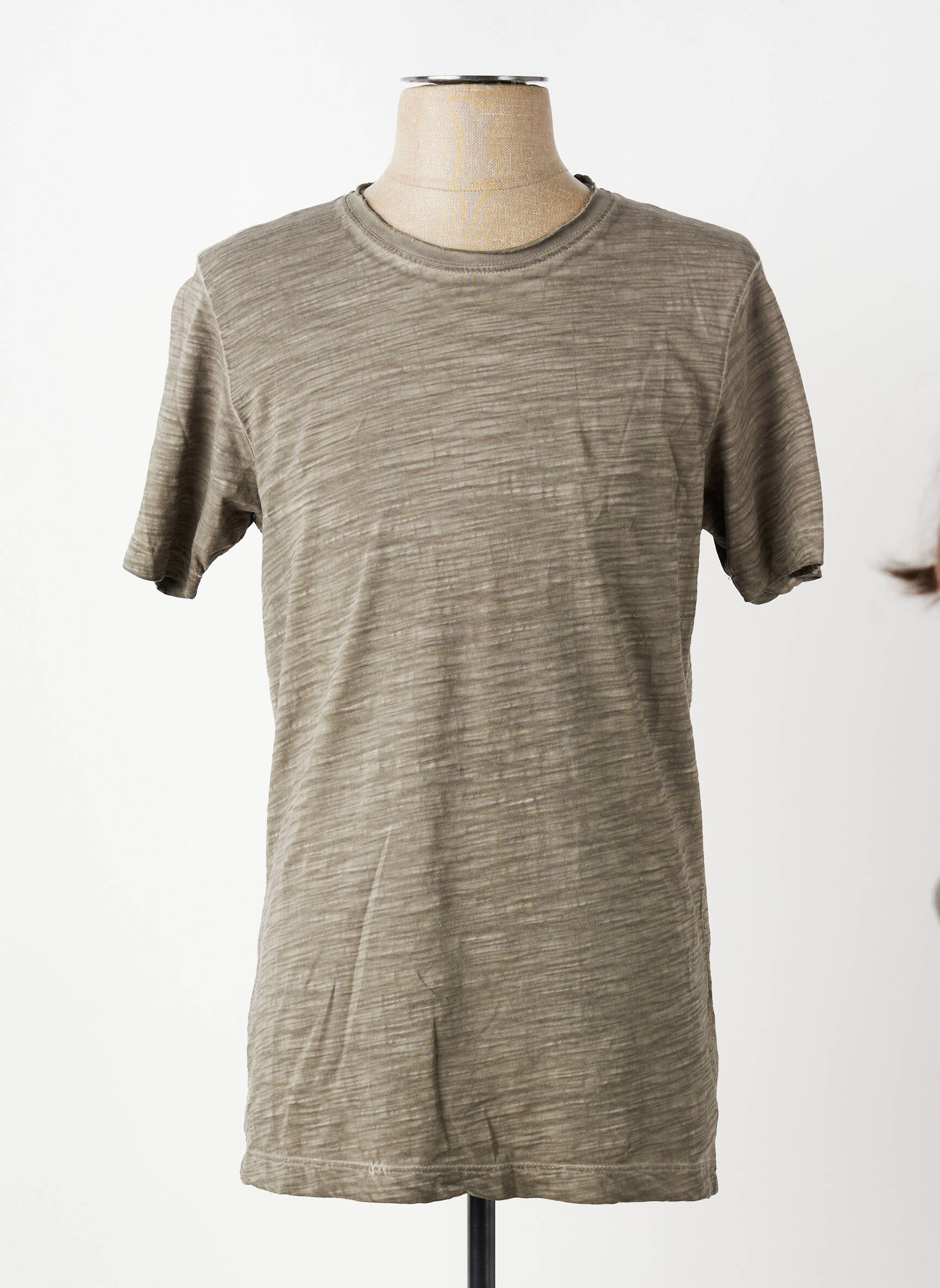Tricou țesătură melanj mâneci scurte verde DIKE bărbat