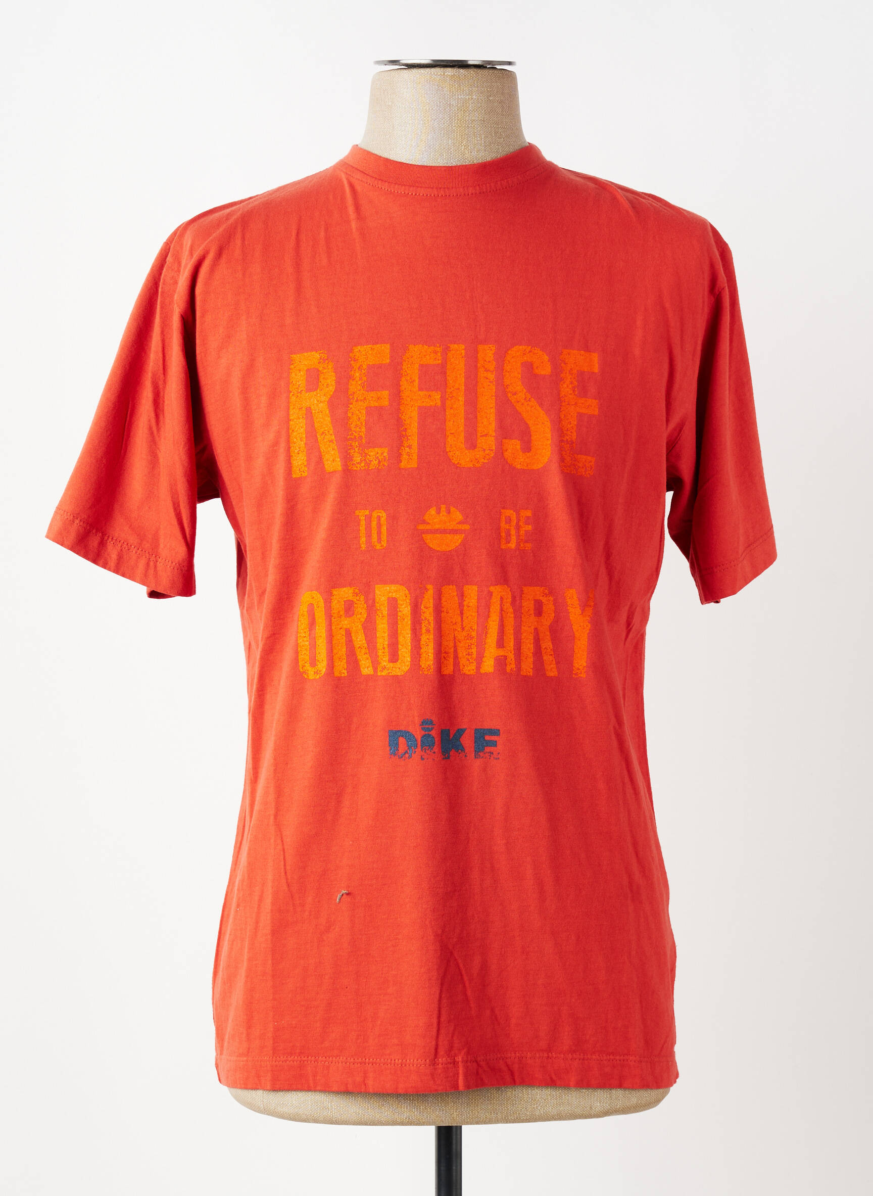 Tricou croială cambrată mâneci scurte portocalie DIKE bărbat