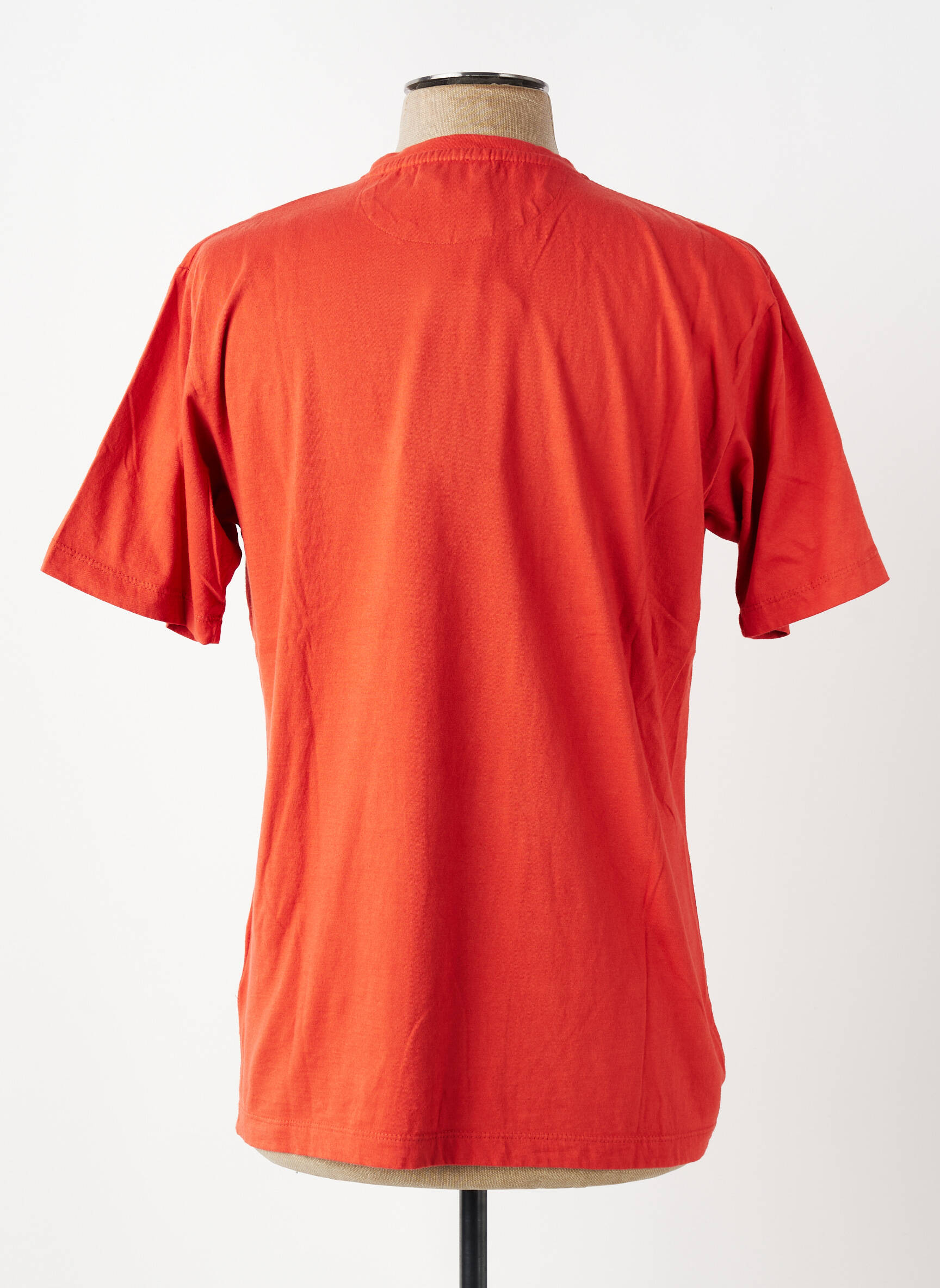 Tricou croială cambrată mâneci scurte portocalie DIKE bărbat
