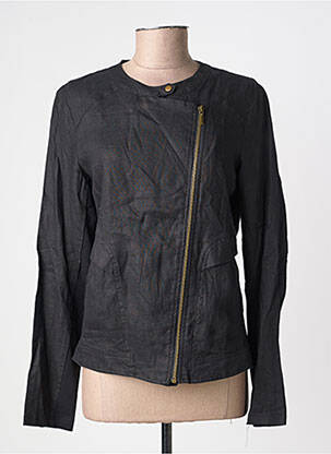 Jachete casual guler rotund negru YEST femeie
