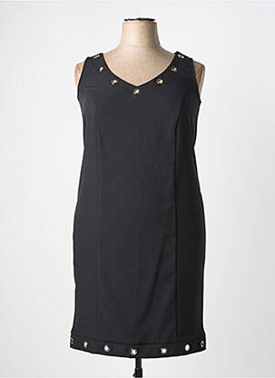 Rochie midi fără mâneci fără mâneci negru AN II VITO femeie