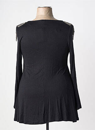 Tricou mâneci lungi mâneci lungi negru AN II VITO femeie