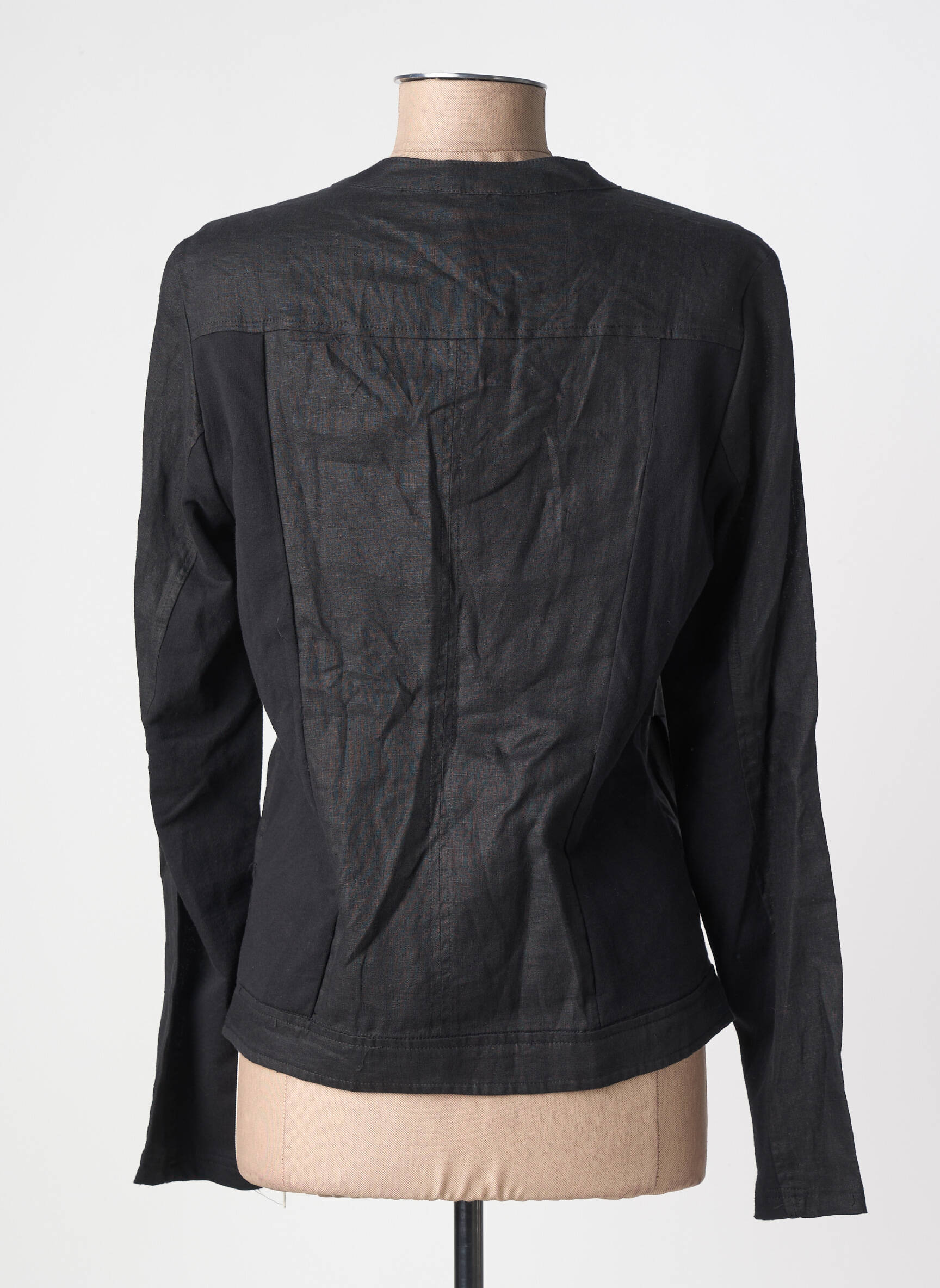 Jachete casual guler rotund negru YEST femeie