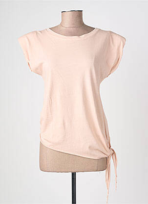 Top elasticitate mâneci scurte roz DREAM VALLEY femeie