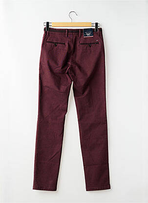 Pantalon chino țesătură melanj talie joasă roșu TOMMY HILFIGER bărbat