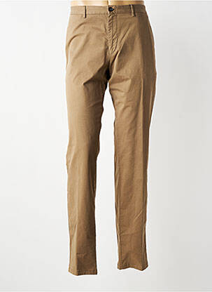Pantalon chino țesătură poplin mărime normală maro TOMMY HILFIGER bărbat