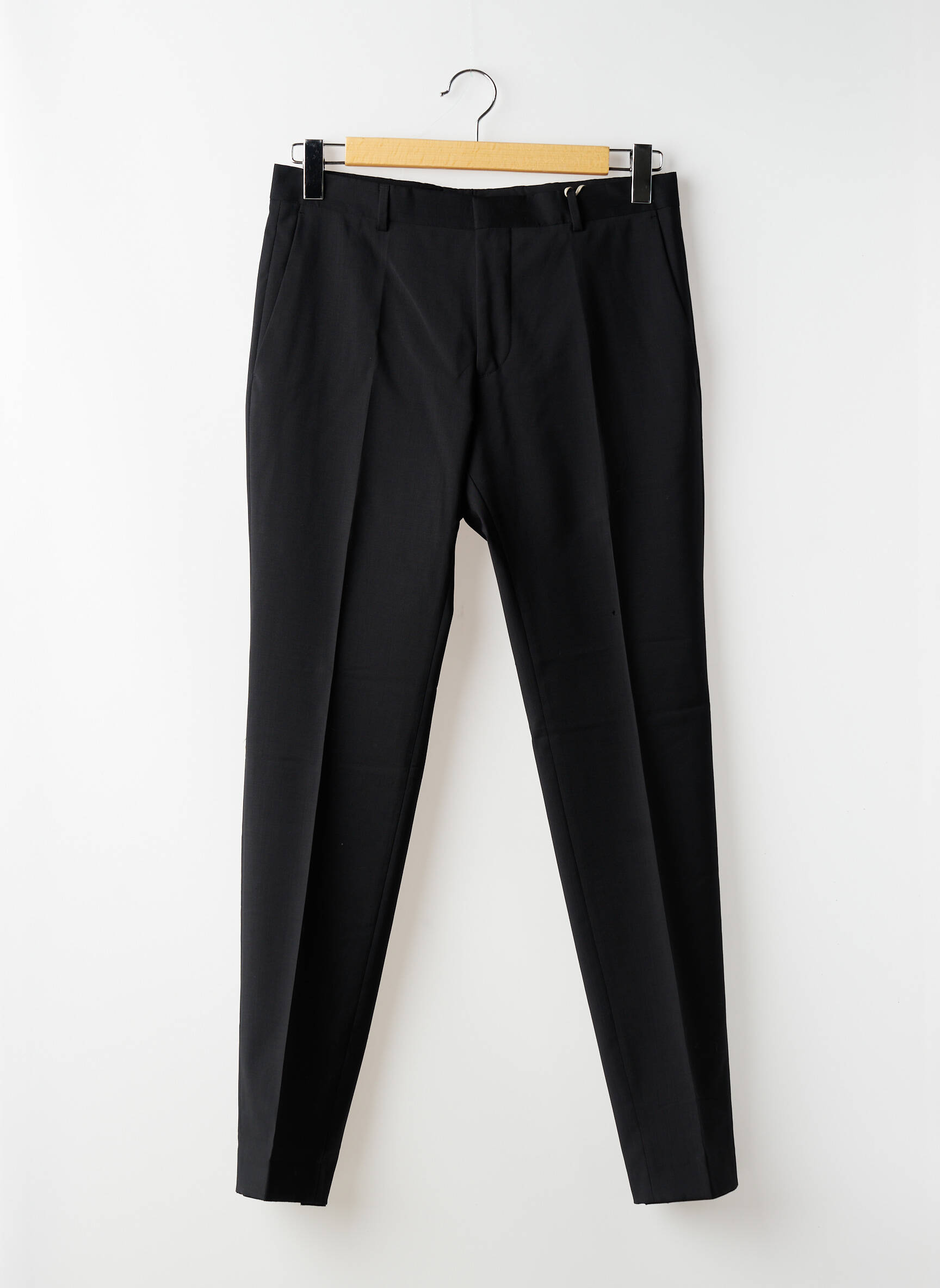 Pantalon slim talie cu cleme mărime normală negru CALVIN KLEIN bărbat