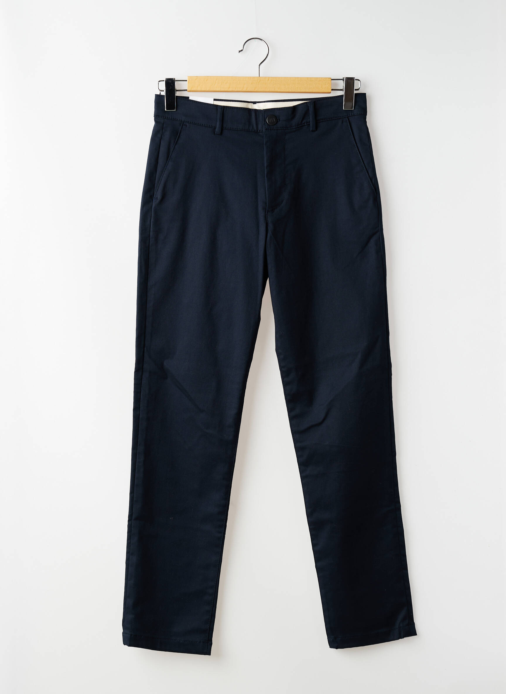 Pantalon chino bio mărime normală albastru SELECTED bărbat