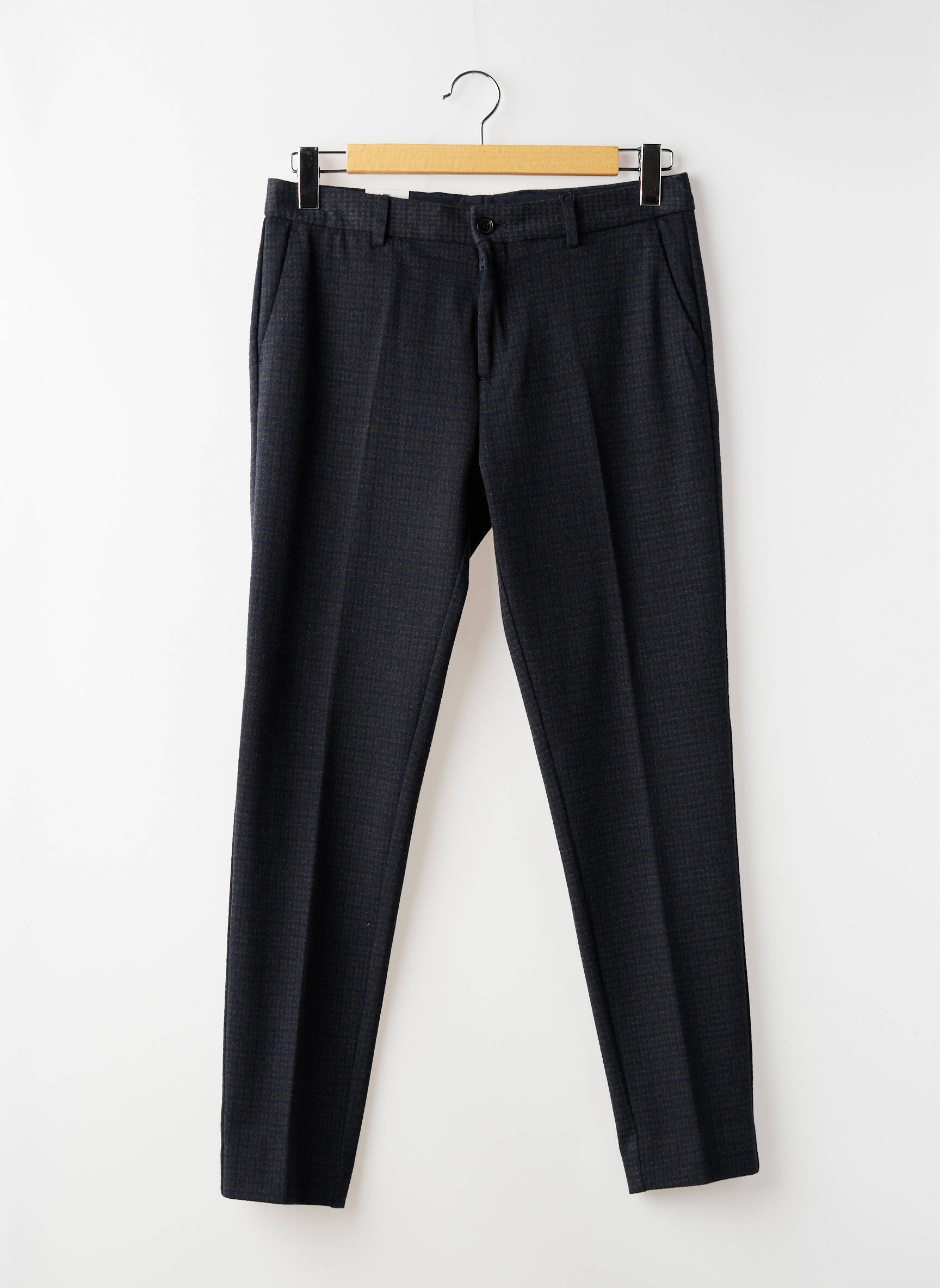 Pantalon slim țesătură melanj mărime normală albastru SCOTCH & SODA bărbat