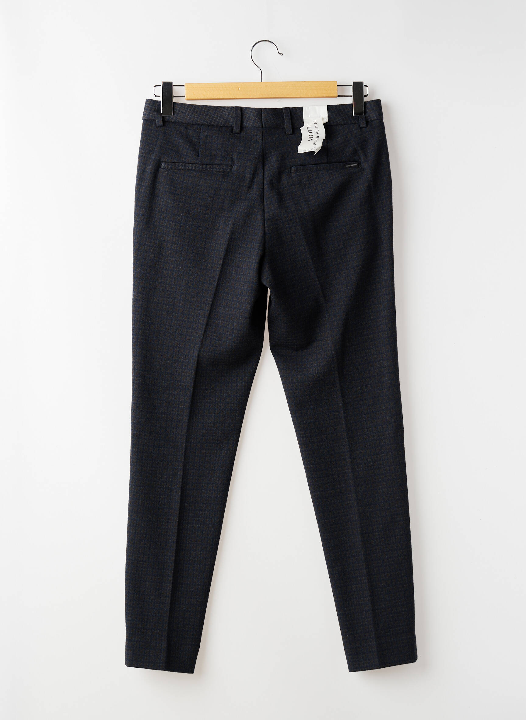 Pantalon slim țesătură melanj mărime normală albastru SCOTCH & SODA bărbat