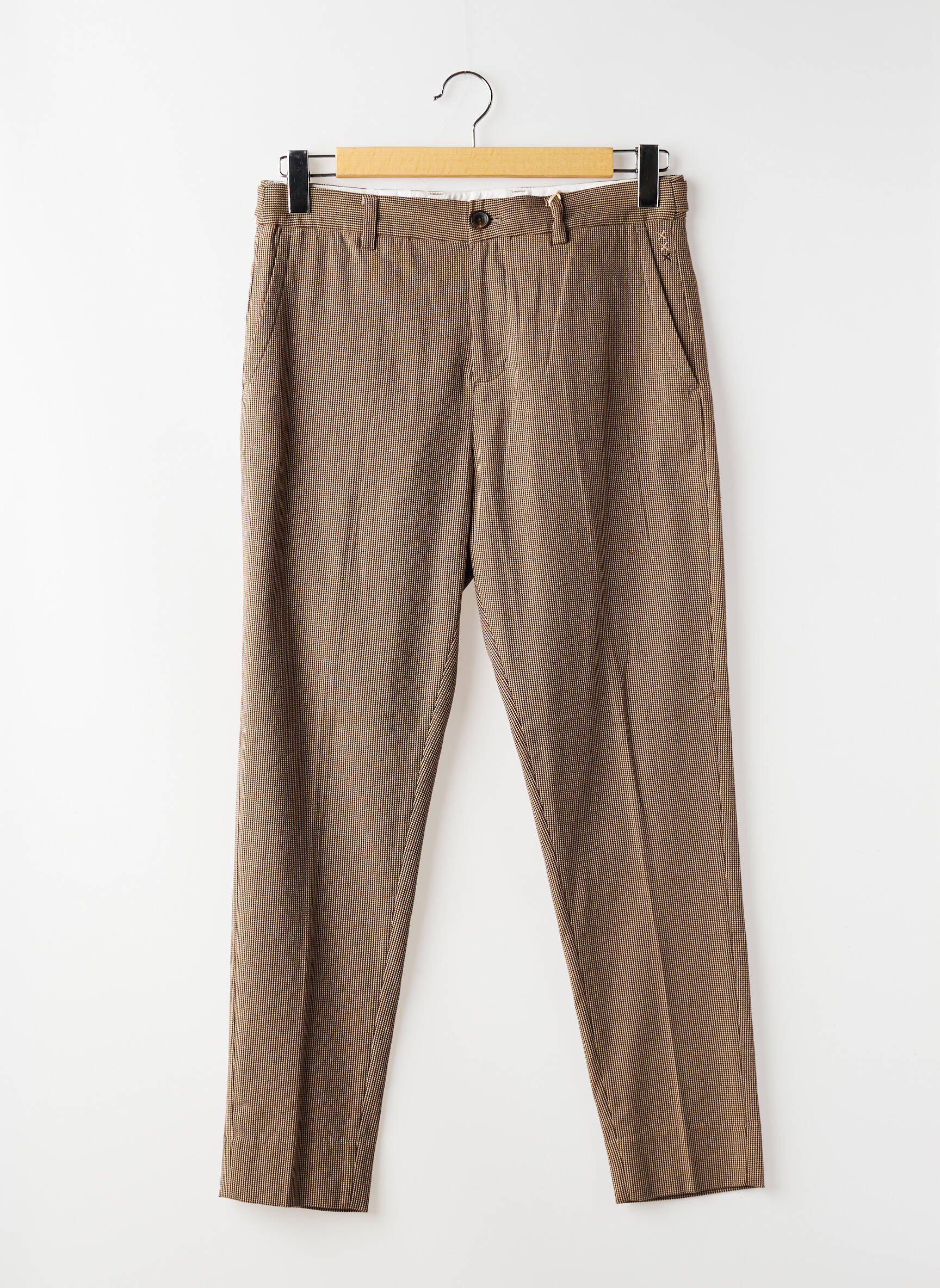 Pantalon chino țesătură melanj mărime normală maro SCOTCH & SODA bărbat