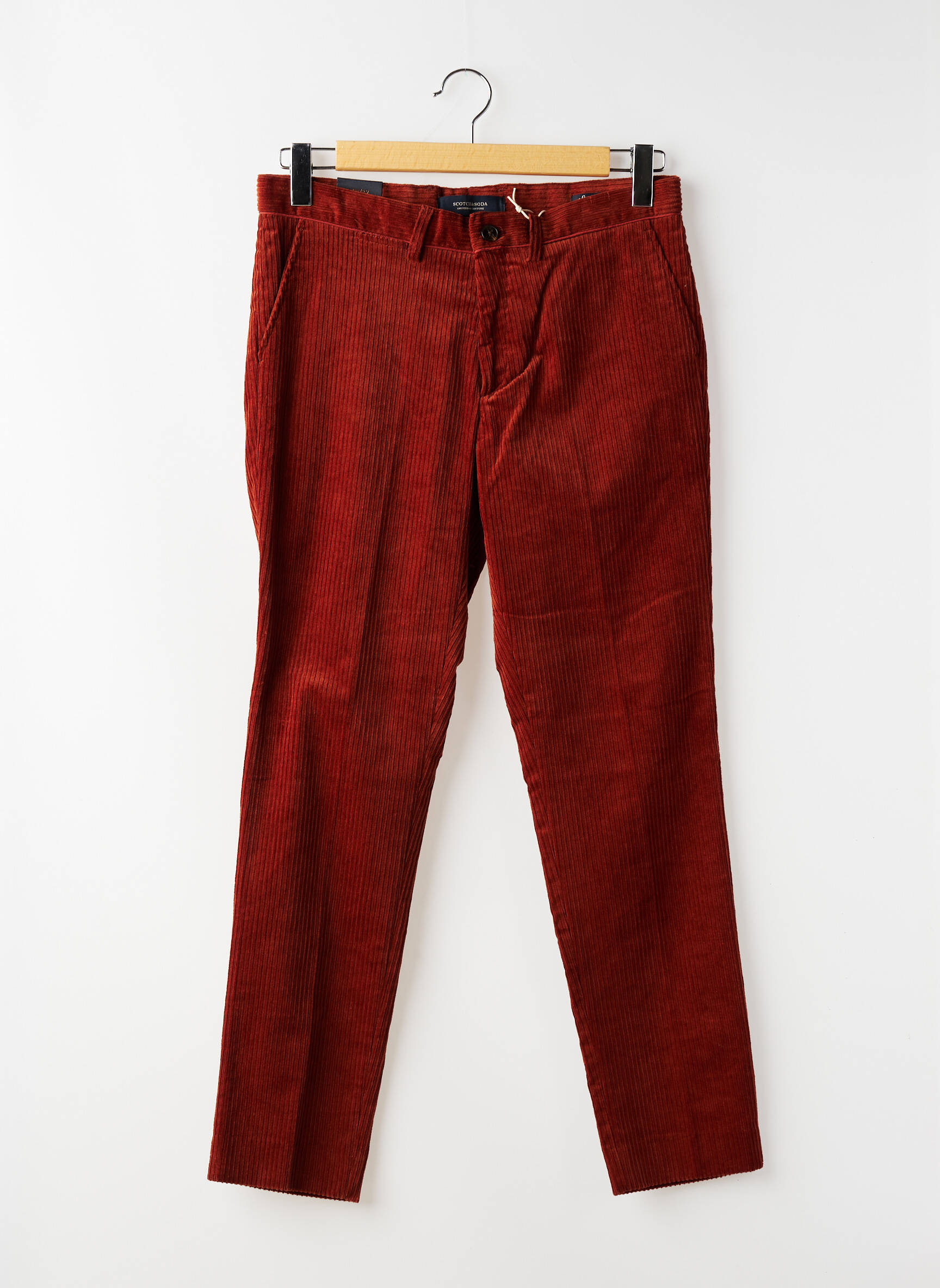 Pantalon chino elasticitate mărime normală portocalie SCOTCH & SODA bărbat