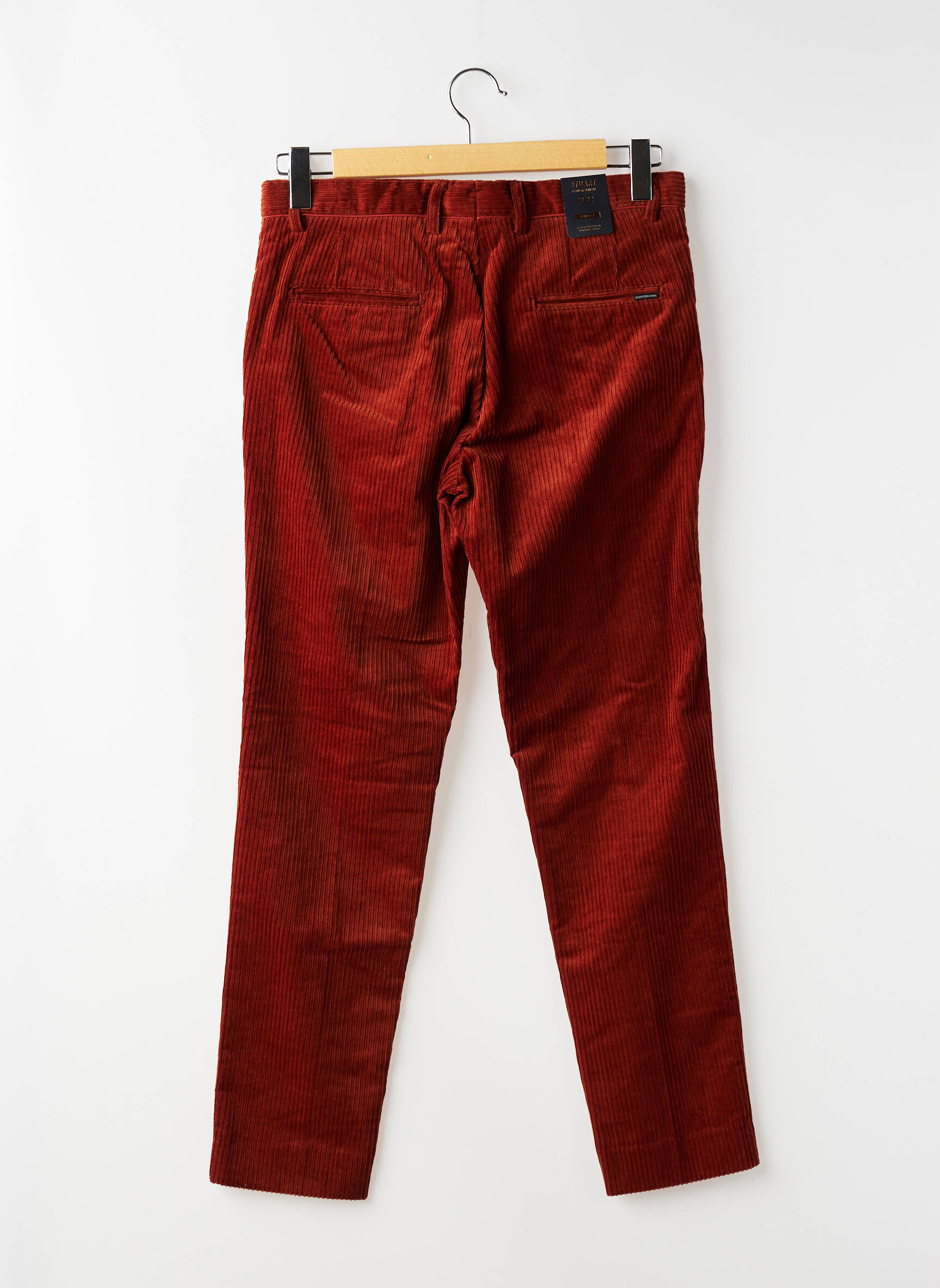Pantalon chino elasticitate mărime normală portocalie SCOTCH & SODA bărbat