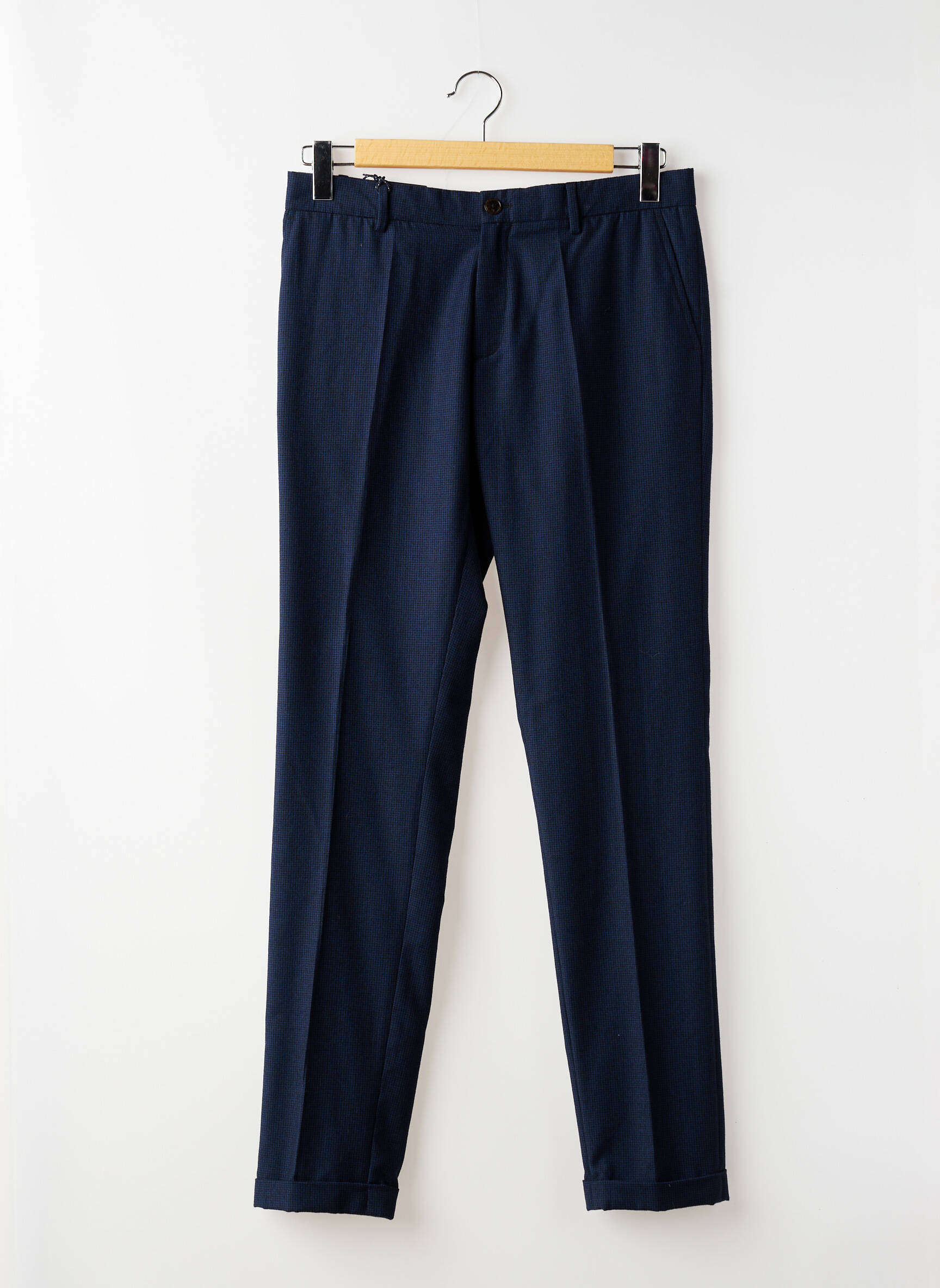 Pantalon chino țesătură melanj mărime normală albastru SCOTCH & SODA bărbat